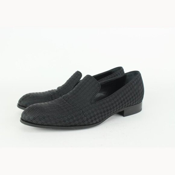 Louis Vuitton Mens US 9 Black Damier Sparkle Slip On Loafer Dress Shoe 1LV3L17 main image 12